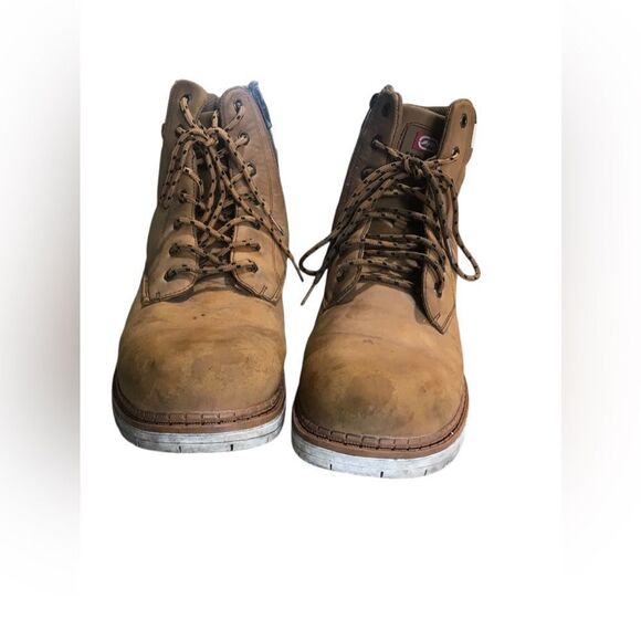 Echo unltd Size 11 tan work boots men’s - Picture 3 of 9
